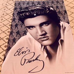 Elvis Presley Signature Lightweight Fleece Blanket